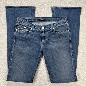 Rock & Republic Women's Jeans 29x34 Bootcut Flare Dark Wash Western Boho USA